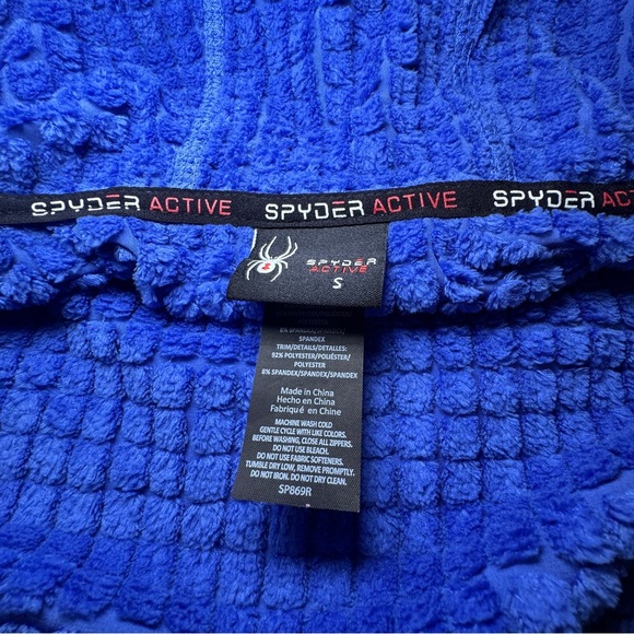 Spyder‎ Full Zip Up Hooded Fleece Jacket Coat Hoodie Size Small - Picture 8 of 10